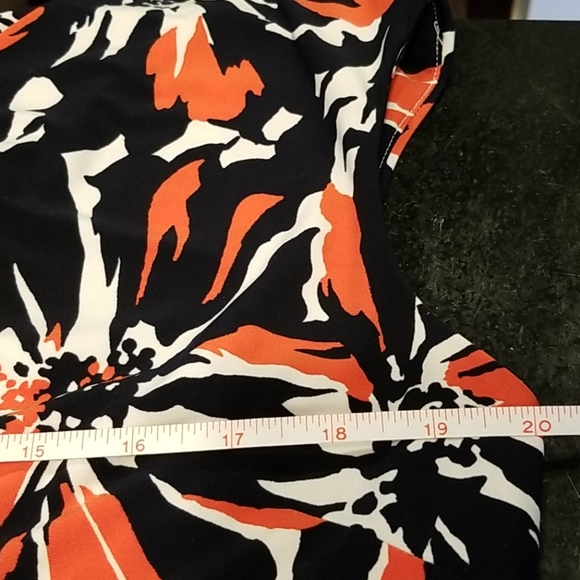 Navy & Orange Jones New York Dress EUC - Picture 6 of 15